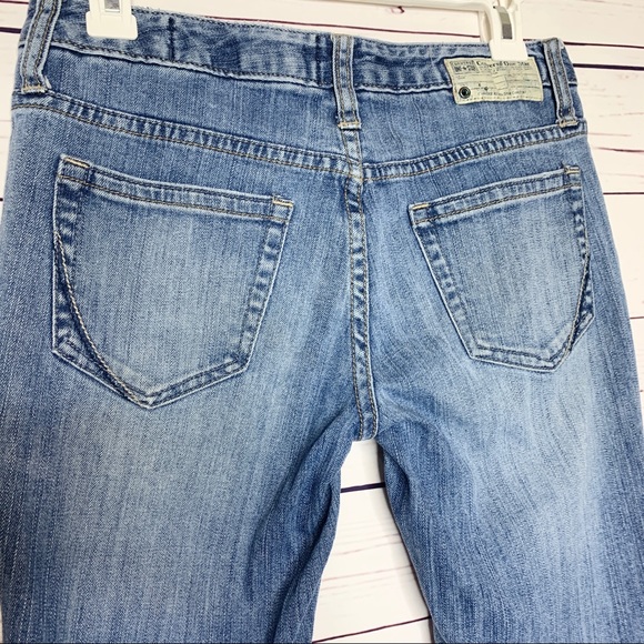 Converse One Star Light Wash Bootcut Jeans Size 2 - Picture 4 of 11